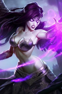 Of all the League of Legends Champions, Morgana most reminds me of the seductive yet evil woman who haunted Coleridge's nightmares (though, admittedly, the Morgana artwork is more seductive than terror-inspiring).